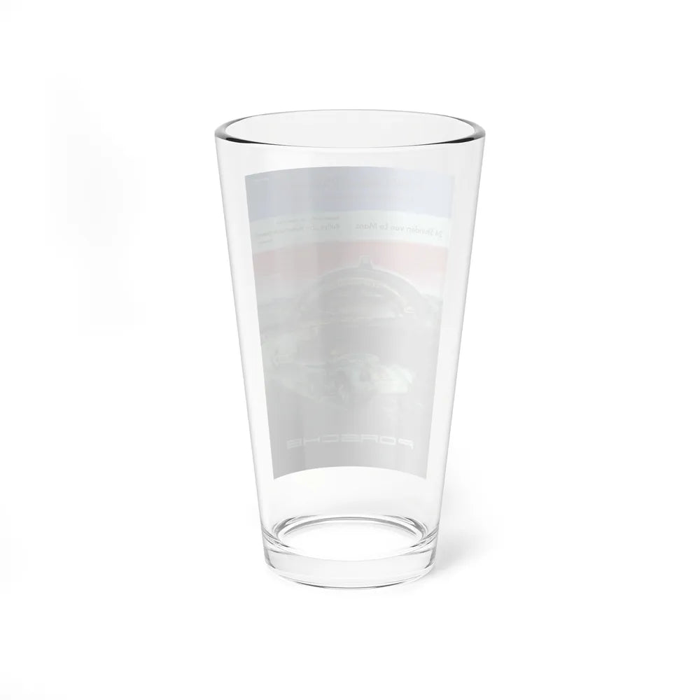 Motorsport Poster 9 - Pint Glass 16oz-Go Mug Yourself