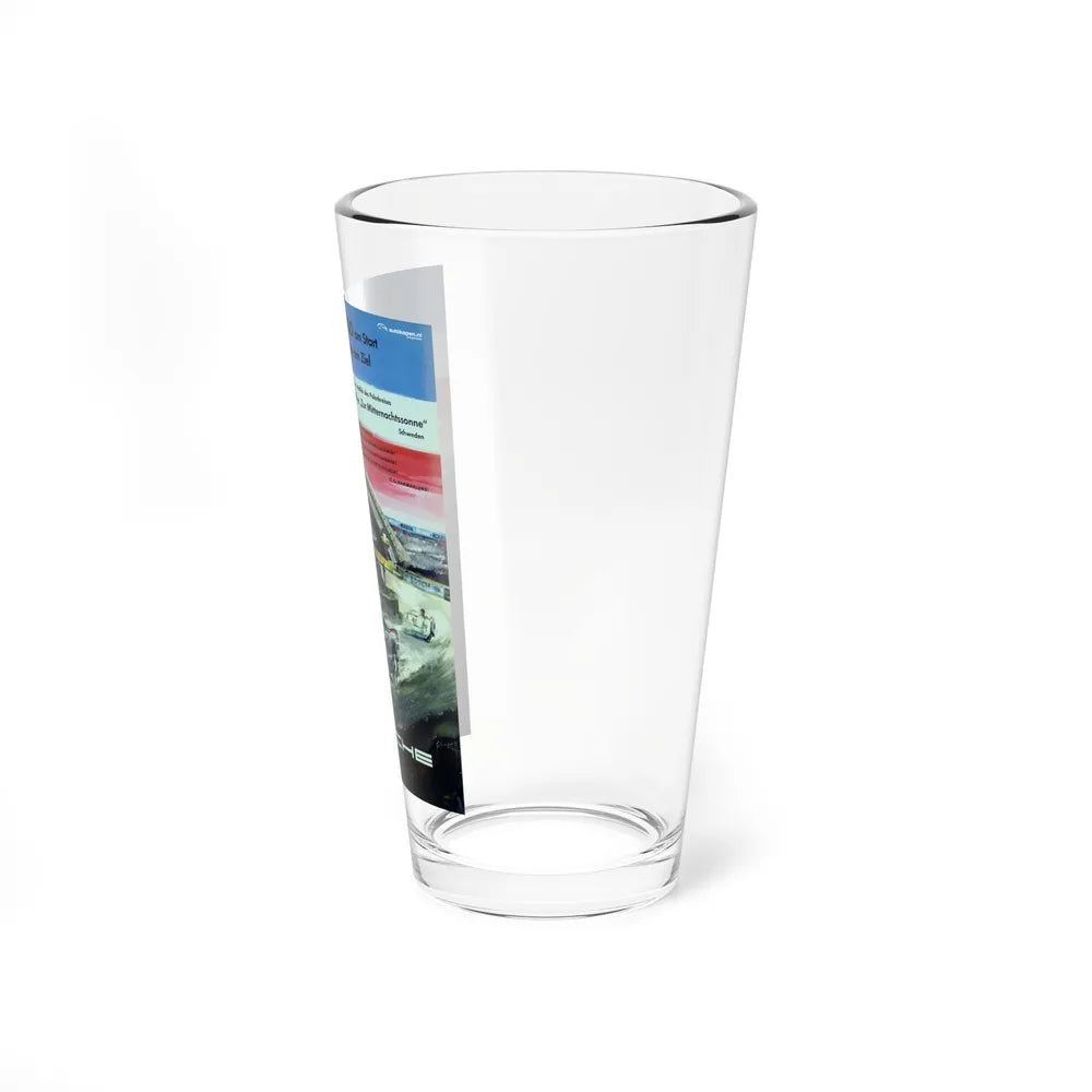 Motorsport Poster 9 - Pint Glass 16oz-Go Mug Yourself