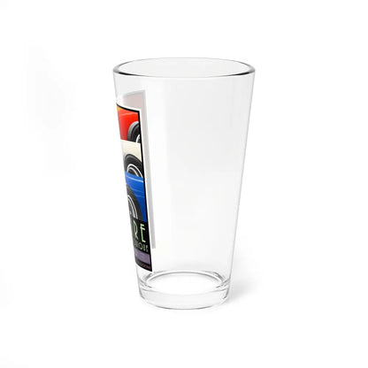 Motorsport Poster 91 - Pint Glass 16oz-Go Mug Yourself