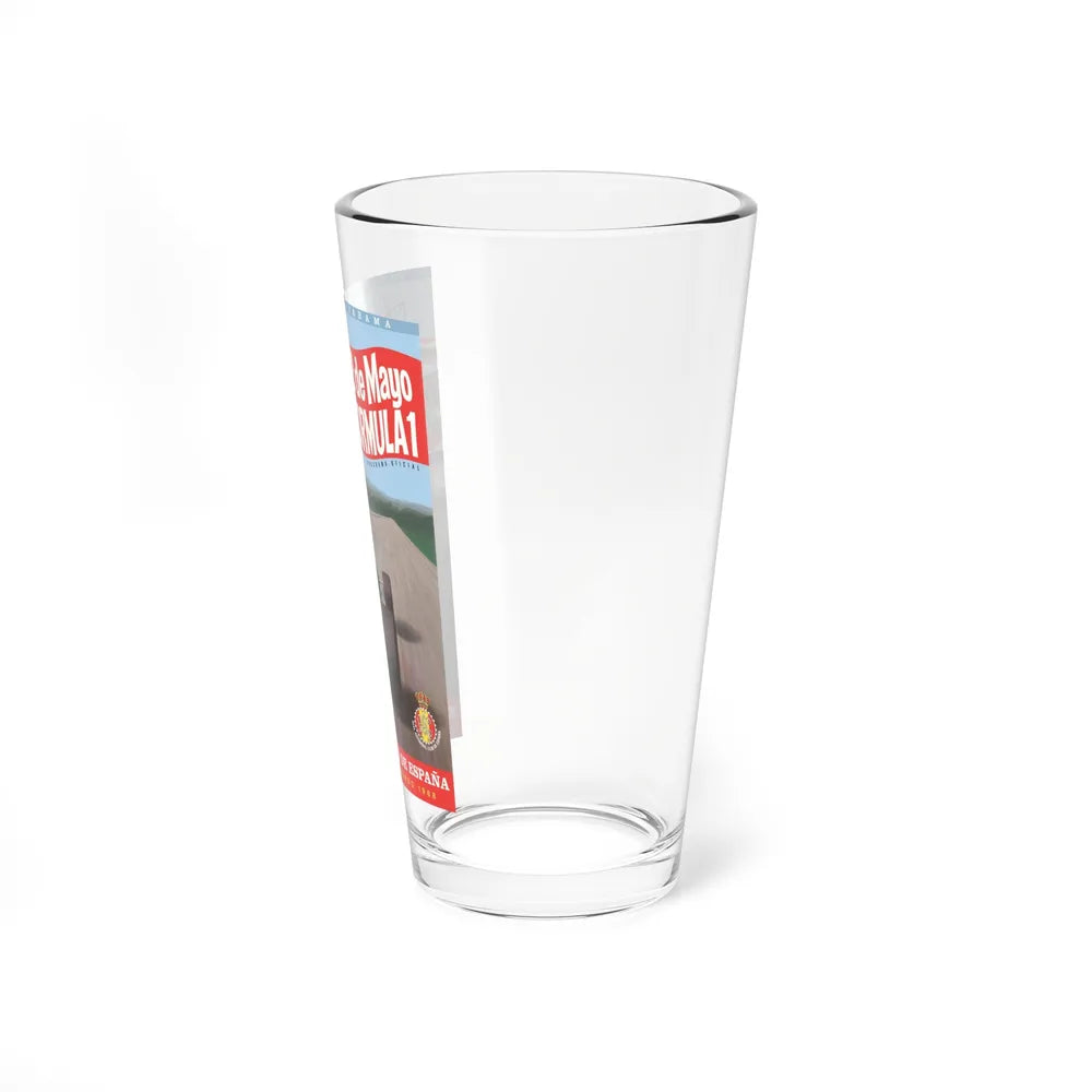 Motorsport Poster 92 - Pint Glass 16oz-Go Mug Yourself