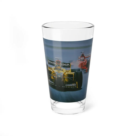 Motorsport Poster 95 - Pint Glass 16oz-16oz-Go Mug Yourself