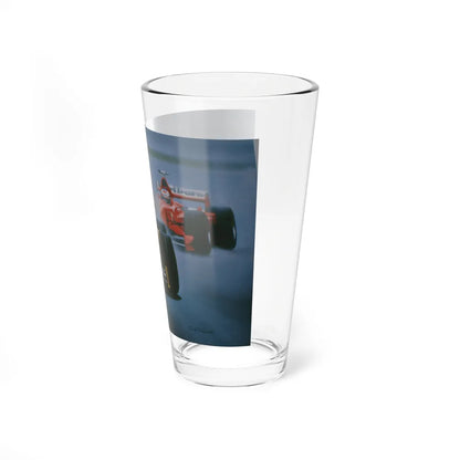 Motorsport Poster 95 - Pint Glass 16oz-Go Mug Yourself