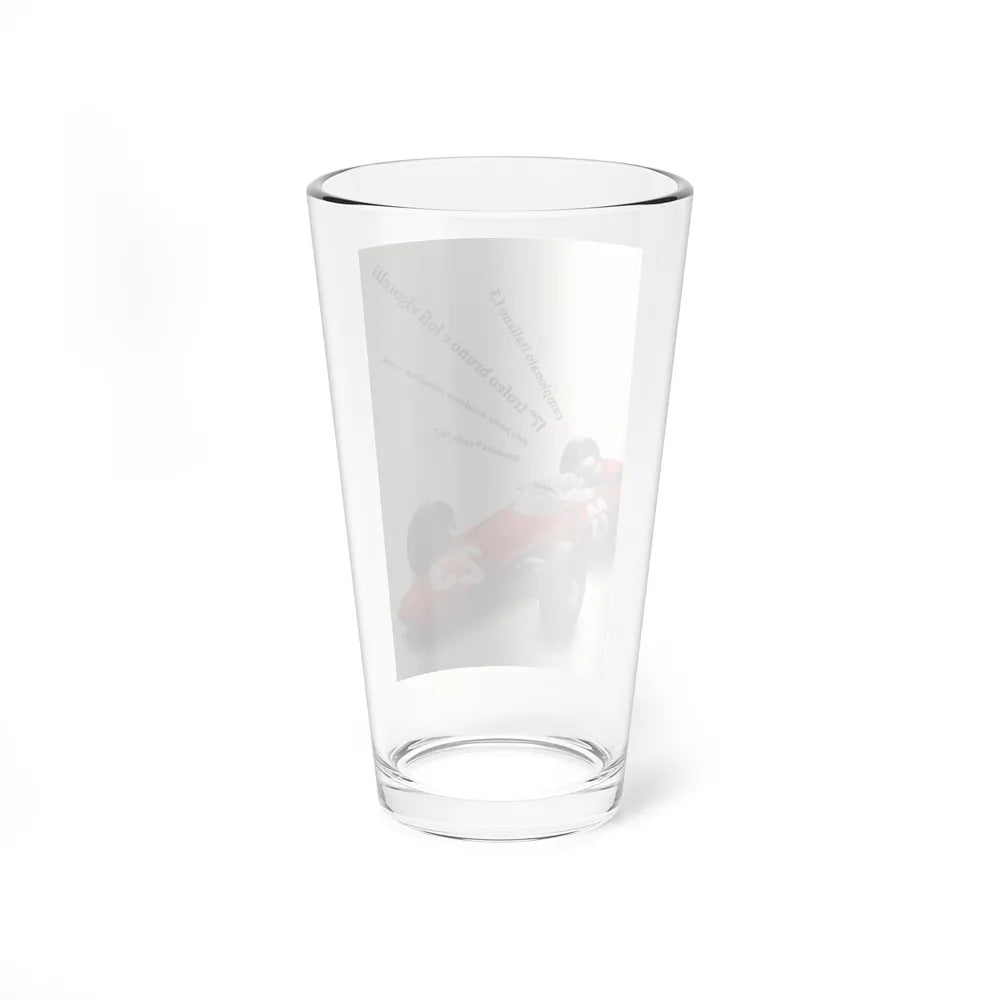 Motorsport Poster 96 - Pint Glass 16oz-Go Mug Yourself