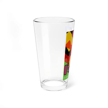 Motorsport Poster 97 - Pint Glass 16oz-Go Mug Yourself