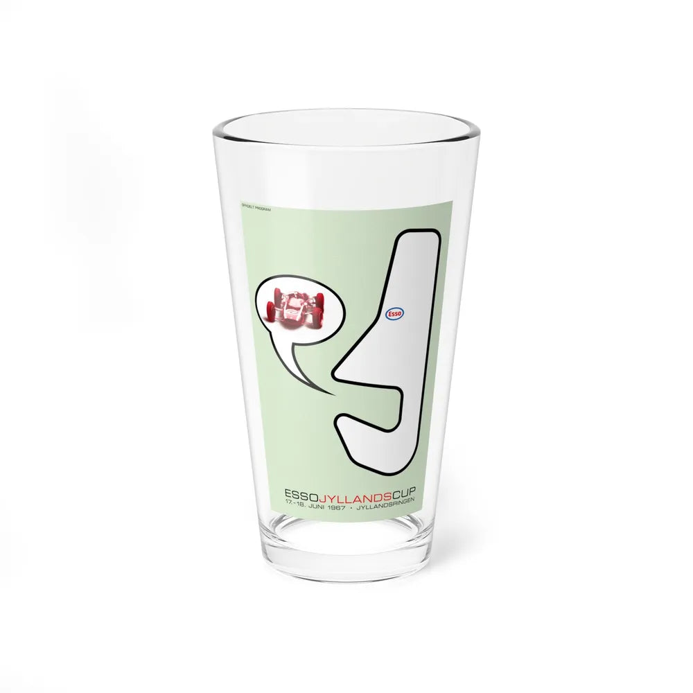 Motorsport Poster 98 - Pint Glass 16oz-16oz-Go Mug Yourself