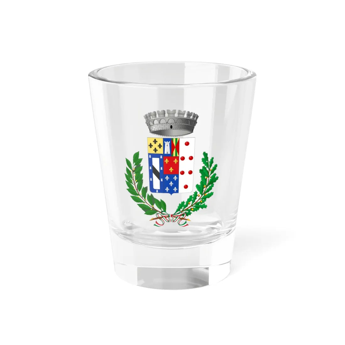 Motta Camastra-Stemma (Italy) (Coat of Arms) Shot Glass 1.5oz 1.5oz - Go Mug Yourself