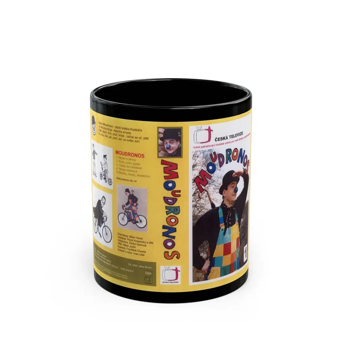 MOUDRONOS (VHS COVER) - Black Coffee Mug 11oz - Go Mug Yourself