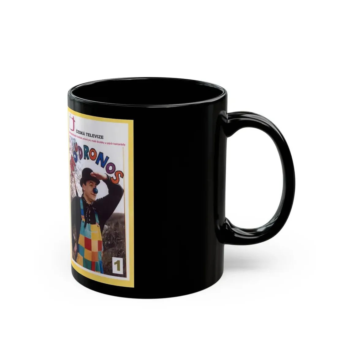 MOUDRONOS (VHS COVER) - Black Coffee Mug - Go Mug Yourself