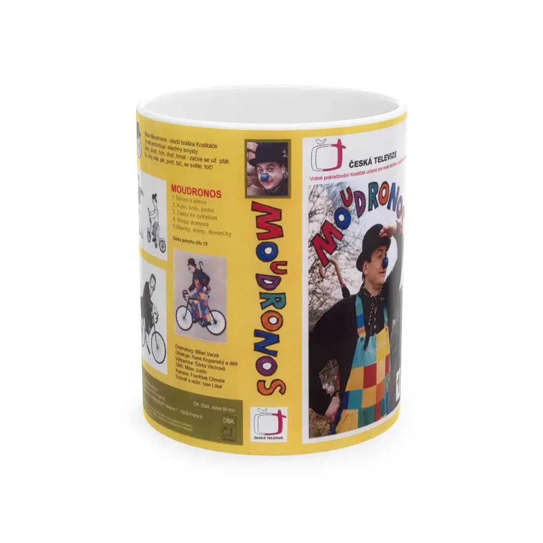 MOUDRONOS (VHS COVER) - White Coffee Mug 11oz - Go Mug Yourself