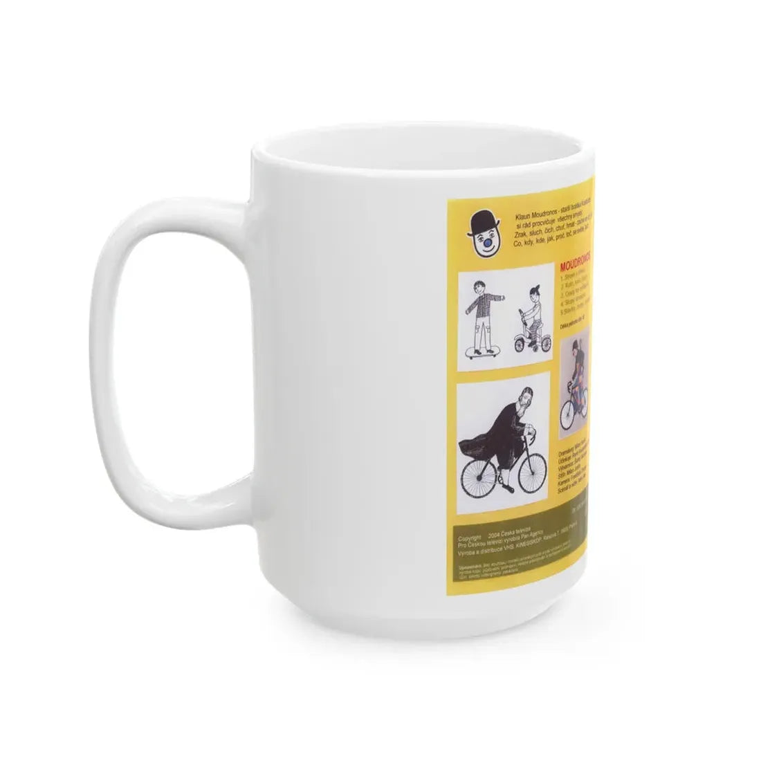 MOUDRONOS (VHS COVER) - White Coffee Mug - Go Mug Yourself