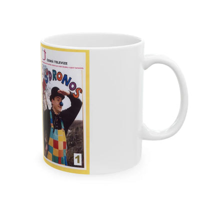 MOUDRONOS (VHS COVER) - White Coffee Mug-Go Mug Yourself