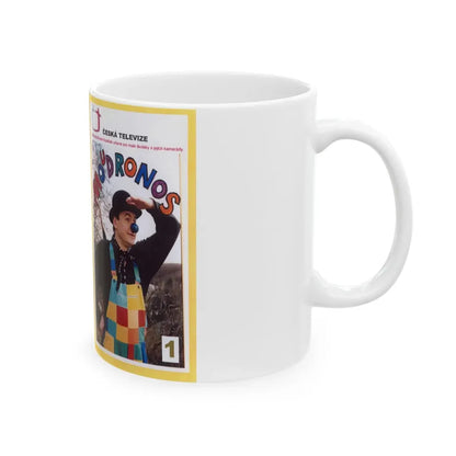 MOUDRONOS (VHS COVER) - White Coffee Mug - Go Mug Yourself
