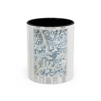 Mount Everest (1988) (Map) Accent Coffee Mug 11oz Black - Go Mug Yourself