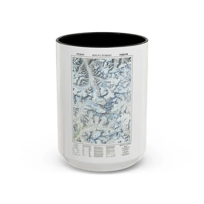 Mount Everest (1988) (Map) Accent Coffee Mug 15oz Black - Go Mug Yourself
