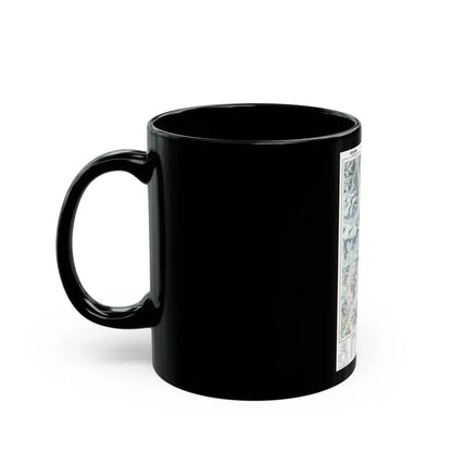 Mount Everest (1988) (Map) Black Coffee Mug - Go Mug Yourself