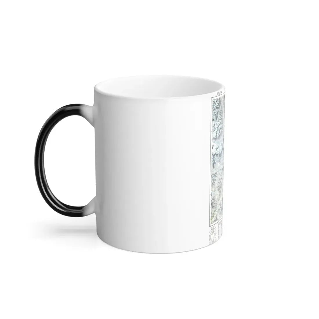 Mount Everest (1988) (Map) Color Changing Mug 11oz - Go Mug Yourself