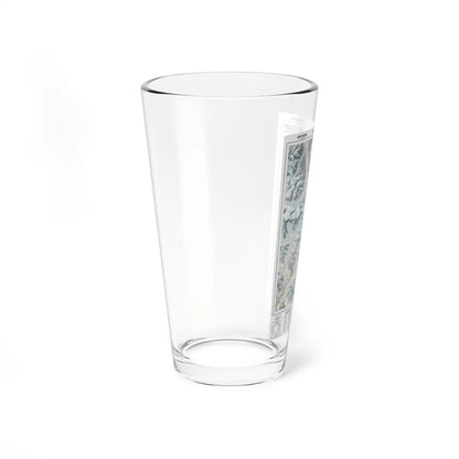 Mount Everest (1988) (Map) Pint Glass 16oz-Go Mug Yourself