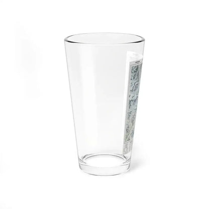 Mount Everest (1988) (Map) Pint Glass 16oz - Go Mug Yourself