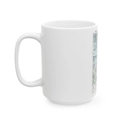 Mount Everest (1988) (Map) White Coffee Mug - Go Mug Yourself