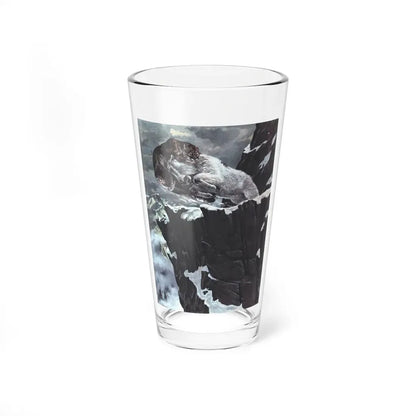 Mountain Choice, Collier's, March 4, 1950 (Magazine Illustration) Pint Glass 16oz 16oz - Go Mug Yourself