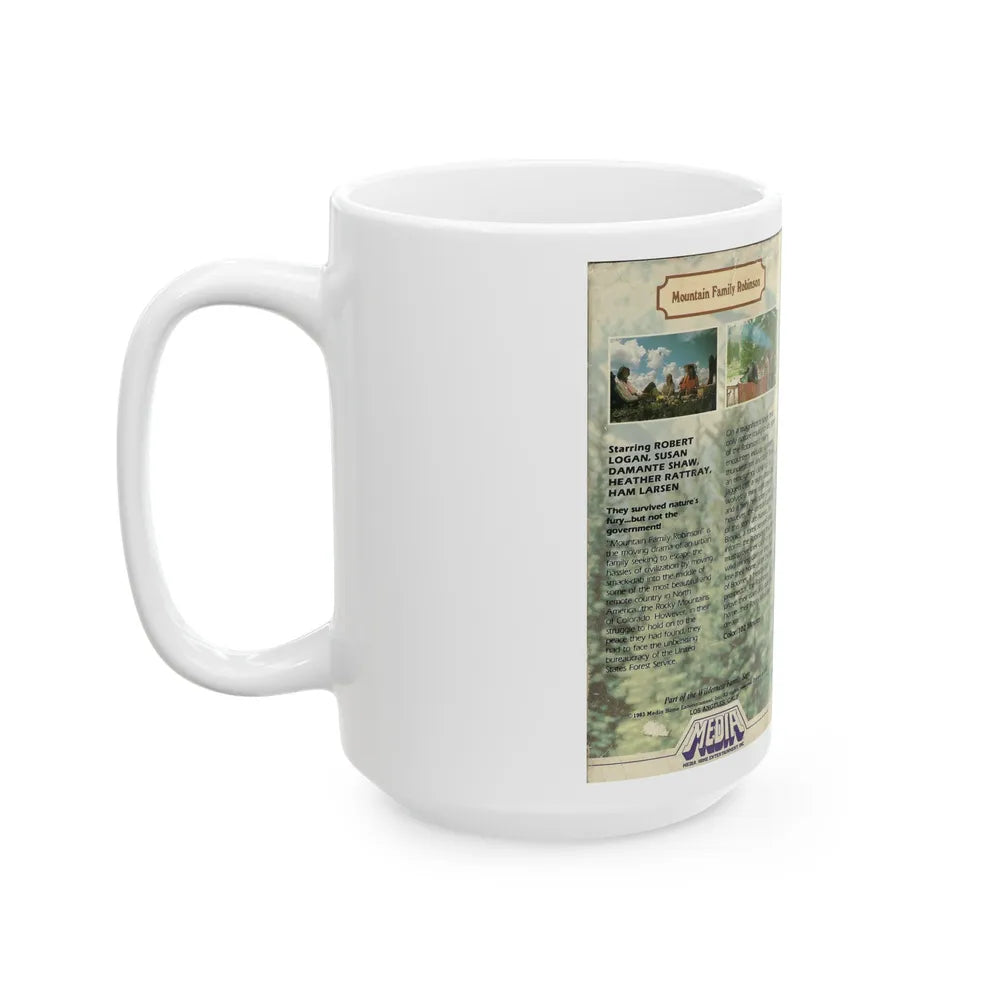 MOUNTAIN FAMILY ROBINSON (VHS COVER) - White Coffee Mug-Go Mug Yourself