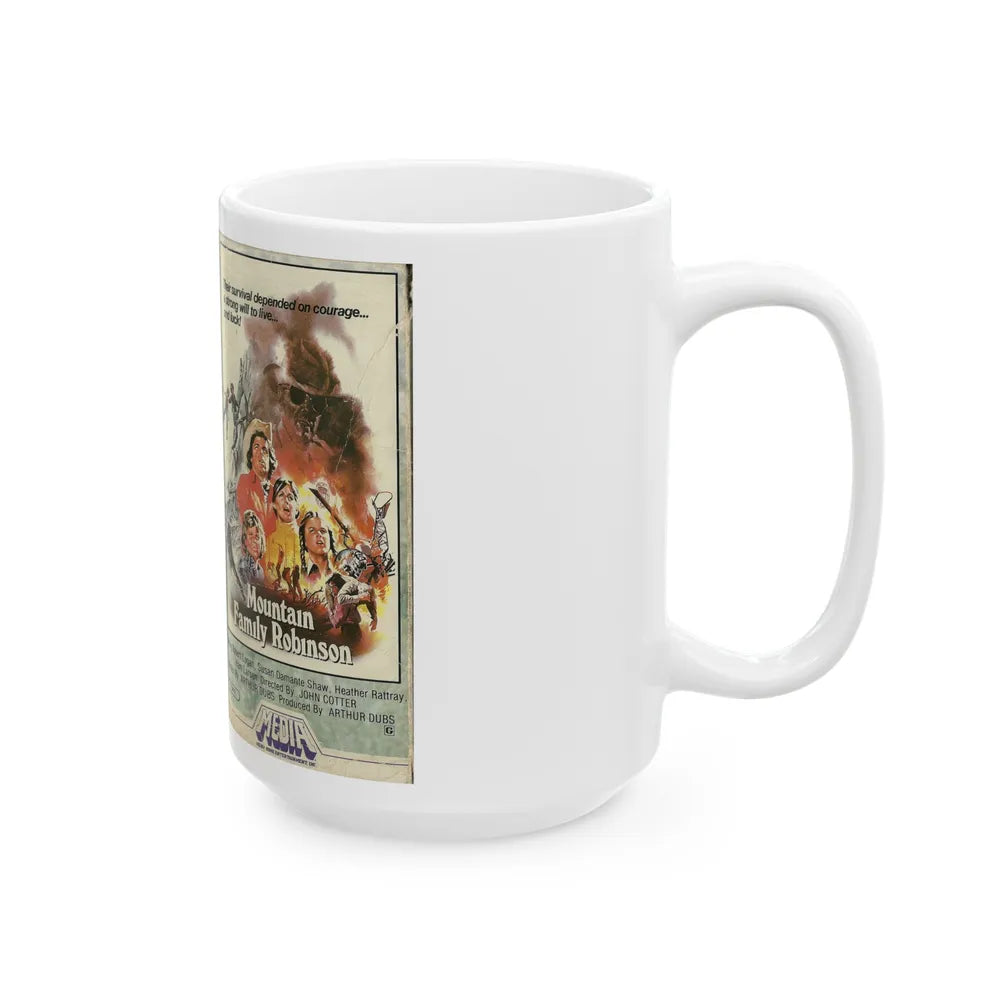 MOUNTAIN FAMILY ROBINSON (VHS COVER) - White Coffee Mug-Go Mug Yourself