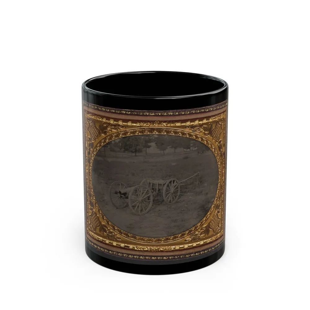 Mountain Howitzer Of The 5th Ohio Cavalry Company (U.S. Civil War) Black Coffee Mug-11oz-Go Mug Yourself