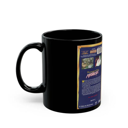 MOUNTAIN MOTEL MASSACRE (VHS COVER) - Black Coffee Mug-Go Mug Yourself