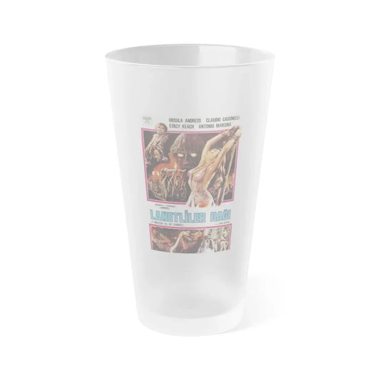 MOUNTAIN OF THE CANNIBAL GOD (2) 1978 Movie Poster - Frosted Pint Glass 16oz Default Title - Go Mug Yourself