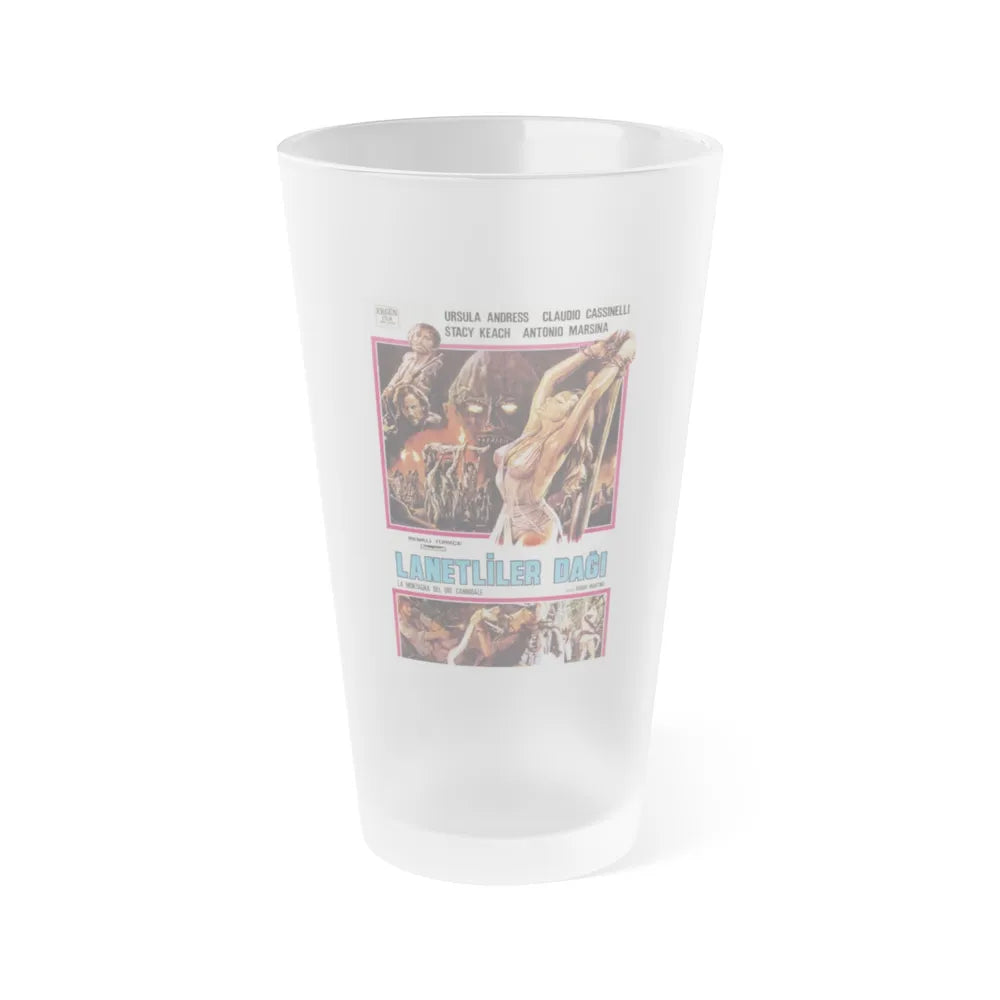 MOUNTAIN OF THE CANNIBAL GOD (2) 1978 Movie Poster - Frosted Pint Glass 16oz-Go Mug Yourself