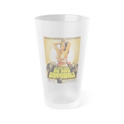 MOUNTAIN OF THE CANNIBAL GOD (3) 1978 Movie Poster - Frosted Pint Glass 16oz Default Title - Go Mug Yourself