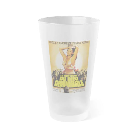 MOUNTAIN OF THE CANNIBAL GOD (3) 1978 Movie Poster - Frosted Pint Glass 16oz Default Title - Go Mug Yourself