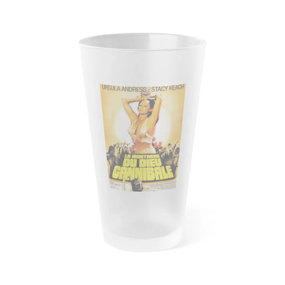 MOUNTAIN OF THE CANNIBAL GOD (3) 1978 Movie Poster - Frosted Pint Glass 16oz-Go Mug Yourself