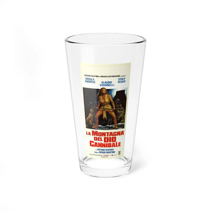 MOUNTAIN OF THE CANNIBAL GOD (ITALIAN) 1978 Movie Poster - Pint Glass 16oz-16oz-Go Mug Yourself