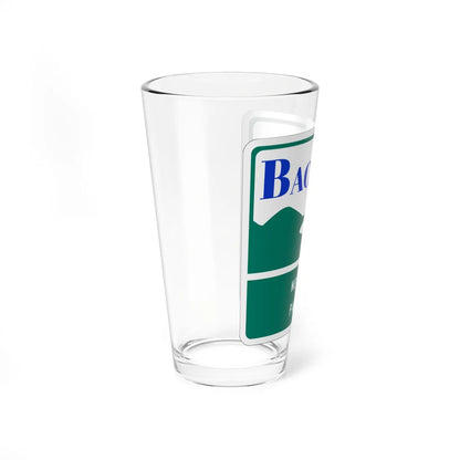 Mountain Parkway Backway shield (Virginia) (Road Sign) Pint Glass 16oz - Go Mug Yourself