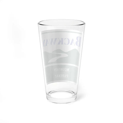 Mountain Parkway Backway shield (Virginia) (Road Sign) Pint Glass 16oz - Go Mug Yourself