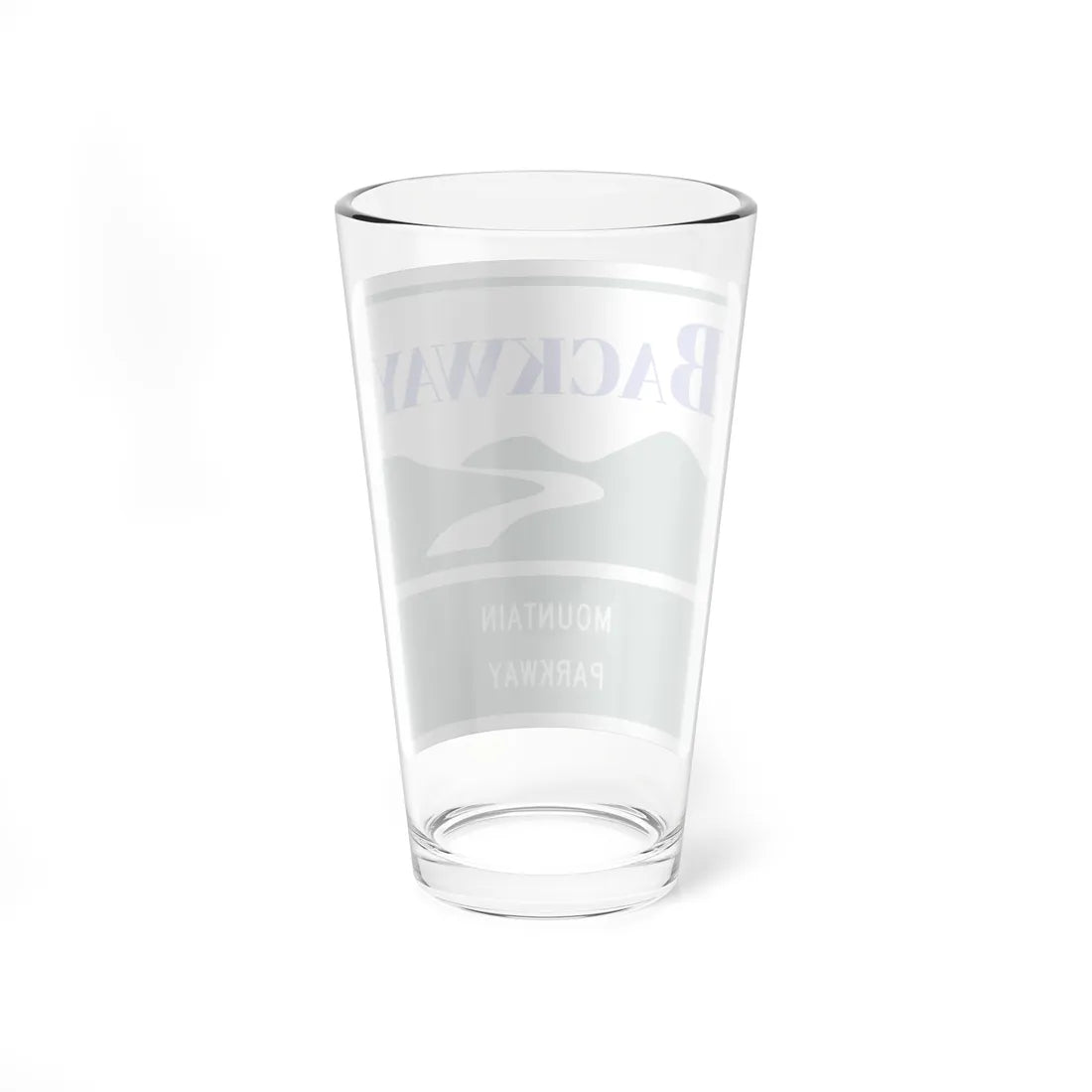 Mountain Parkway Backway shield (Virginia) (Road Sign) Pint Glass 16oz - Go Mug Yourself