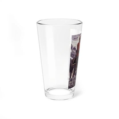 Mountain Rendezvous (Magazine Illustration) Pint Glass 16oz-Go Mug Yourself