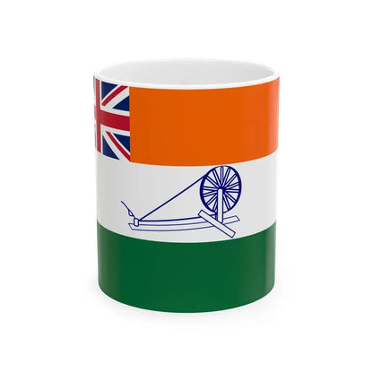 Mountbatten Proposed Flag of India (India) White Coffee Mug 11oz - Go Mug Yourself