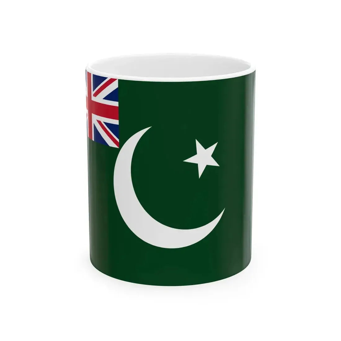 Mountbatten Proposed Flag of Pakistan (Pakistan) White Coffee Mug 11oz - Go Mug Yourself
