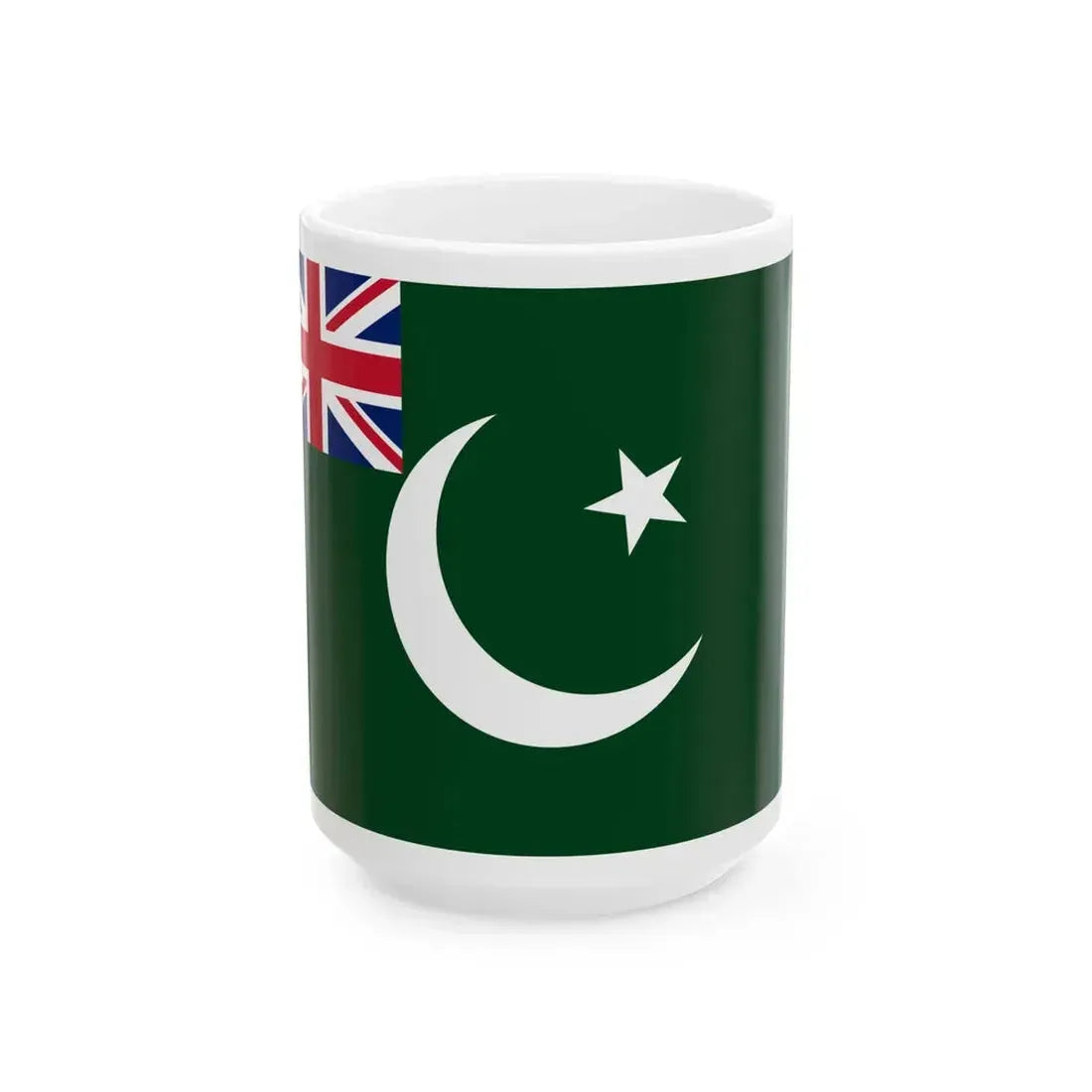 Mountbatten Proposed Flag of Pakistan (Pakistan) White Coffee Mug 15oz - Go Mug Yourself
