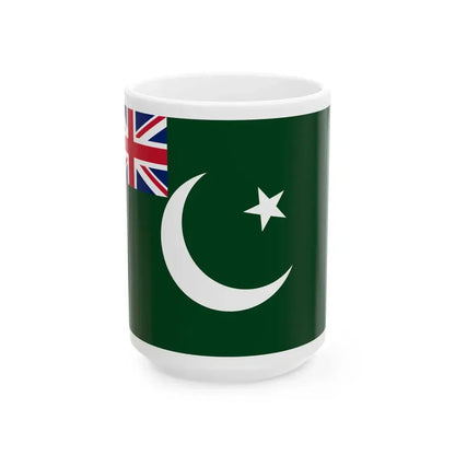 Mountbatten Proposed Flag of Pakistan (Pakistan) White Coffee Mug 15oz - Go Mug Yourself