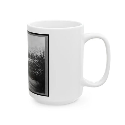 Mounted Cavalry Riding Past Reviewing Stand During The Grand Review Of The Union Army, Washington, D.C. (U.S. Civil War) White Coffee Mug-Go Mug Yourself