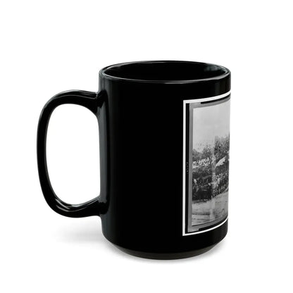 Mounted Cavalry Riding Past Reviewing Stand During The  Grand Review  Of The Union Army, Washington, D.C. (U.S. Civil War) Black Coffee Mug - Go Mug Yourself