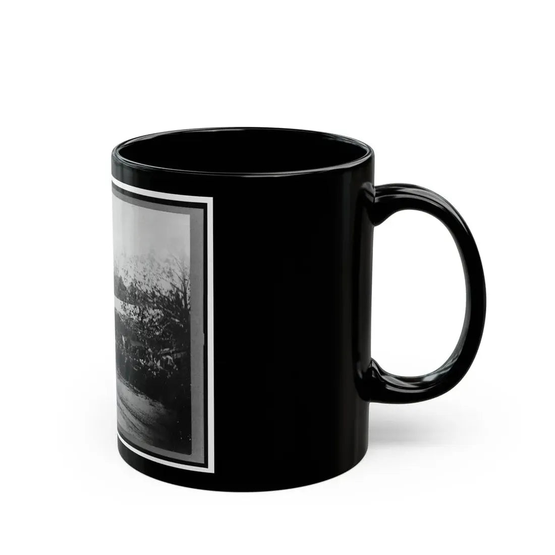 Mounted Cavalry Riding Past Reviewing Stand During The  Grand Review  Of The Union Army, Washington, D.C. (U.S. Civil War) Black Coffee Mug - Go Mug Yourself