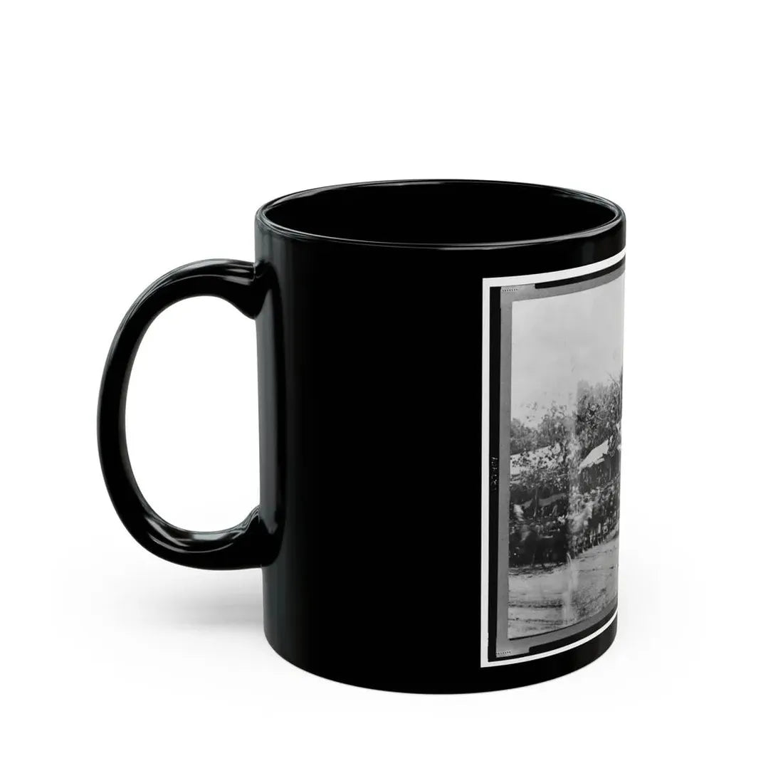Mounted Cavalry Riding Past Reviewing Stand During The  Grand Review  Of The Union Army, Washington, D.C. (U.S. Civil War) Black Coffee Mug - Go Mug Yourself