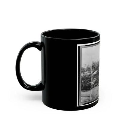 Mounted Cavalry Riding Past Reviewing Stand During The  Grand Review  Of The Union Army, Washington, D.C. (U.S. Civil War) Black Coffee Mug - Go Mug Yourself