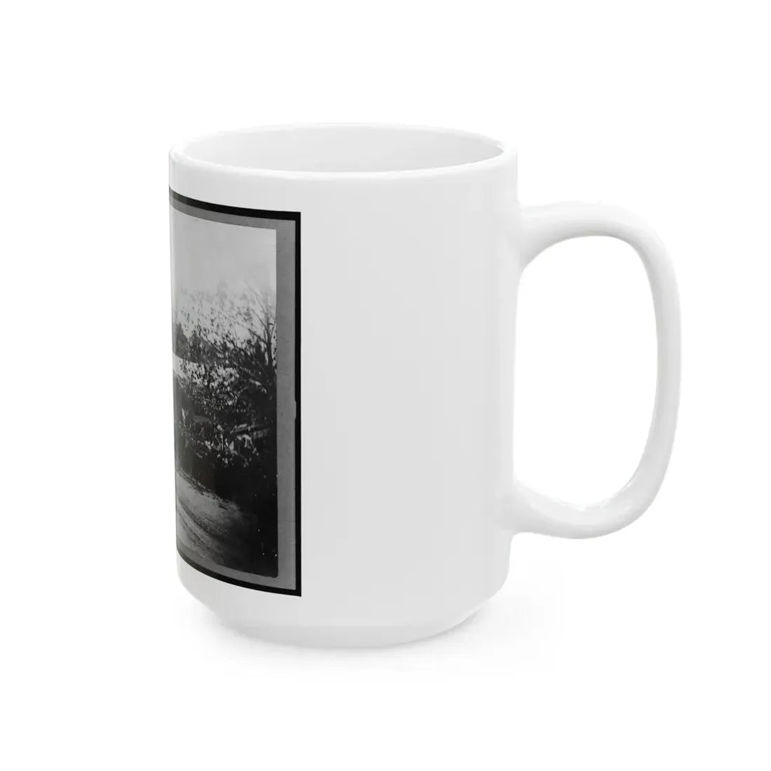 Mounted Cavalry Riding Past Reviewing Stand During The  Grand Review  Of The Union Army, Washington, D.C. (U.S. Civil War) White Coffee Mug - Go Mug Yourself