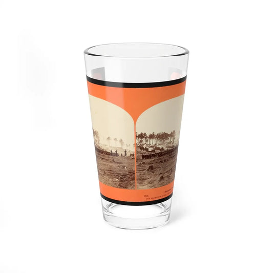 Mounting Guard 001 (U.S. Civil War) Pint Glass 16oz-16oz-Go Mug Yourself