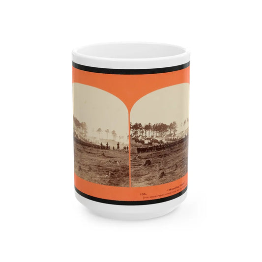 Mounting Guard 001 (U.S. Civil War) White Coffee Mug-15oz-Go Mug Yourself